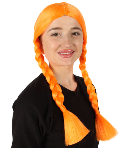 HPO Women's  Braided Gothic Wig | Multiple Color Collections TV Movie Wigs | Premium Breathable Capless Cap