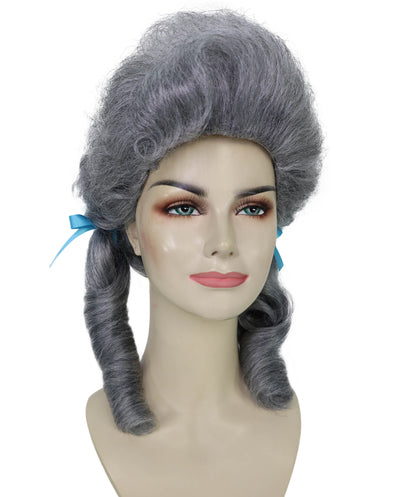 HPO Women’s Classic Elly May Clamped Multiple Wig With Two Blue Hair Ribbons