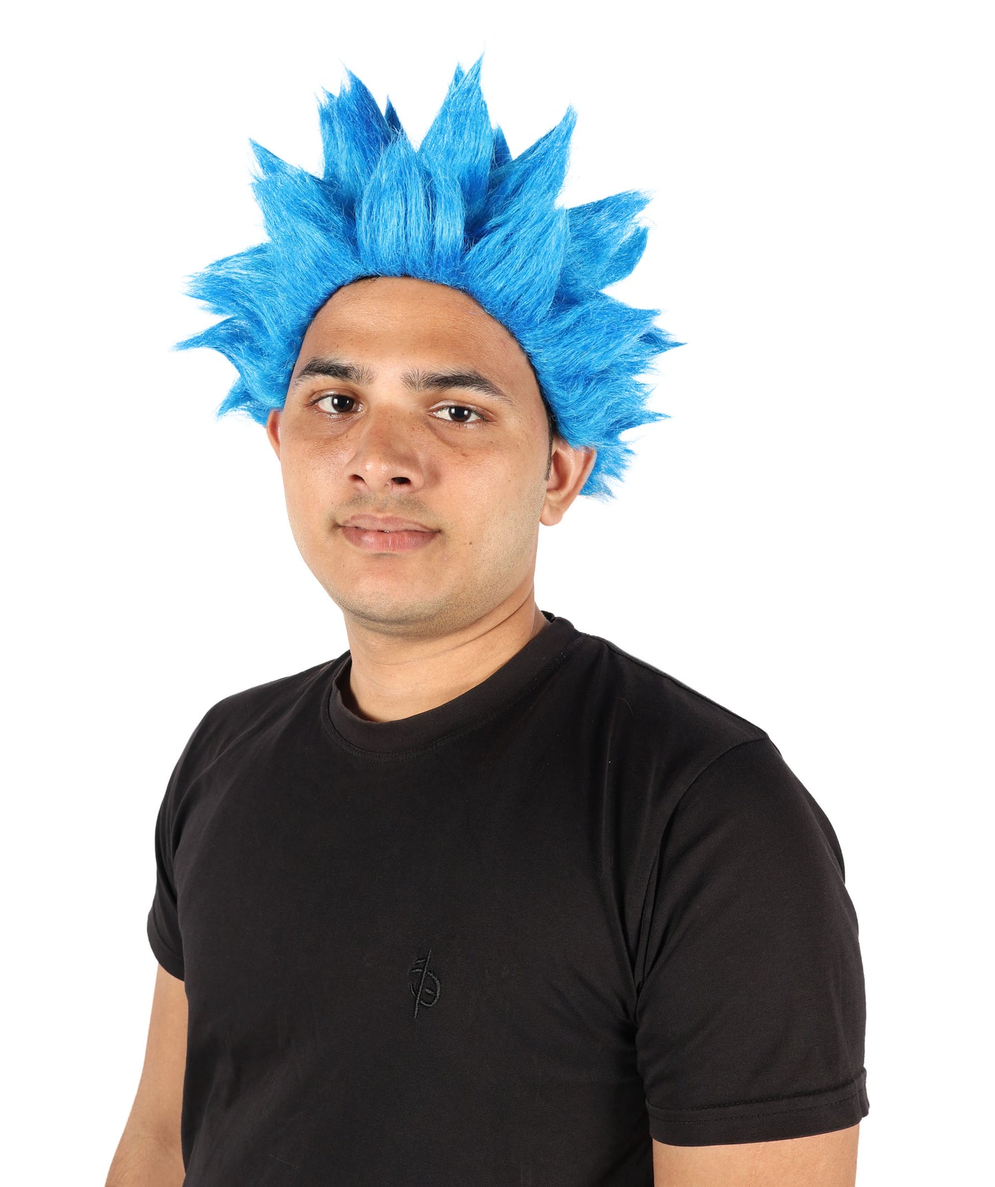 HPO Men’s Anime Young Ninja Nine Tail Yellow Blonde Spiky Wig