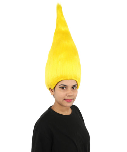 HPO Adult & Teen Women's Tall Cone Wig | Multicolor Options, create of synthetic fiber, extremely tall smooth pointed texture, breathable base | Party, Halloween, theater, drag, performance, costume events