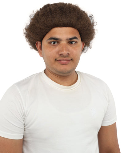 HPO Men's Wild Rocker Wig | Multicolor Options | Voluminous Frizzy Heavy Metal Hair, Two Tone Gradient & Breathable Cap | Halloween, Rock Troll Roleplay, 80s Costume, Theater & Concert Events