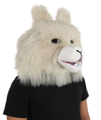 HPO Men’s Grey Animal Costume Bundle & Mask Set | Fluffy Creature Outfit & Hair for Cosplay & Roleplay | Plush Character  Costumes for Parties, Photo Shoots & Themed Events