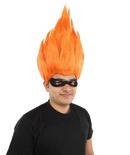 HPO Animated Movie Supervillain Wig , Troll Wig , Premium Breathable Capless Cap