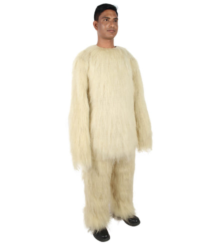 HPO Hairy Unisex Ape Mask and Bodysuit Costume Bundle | Multiple Color Options