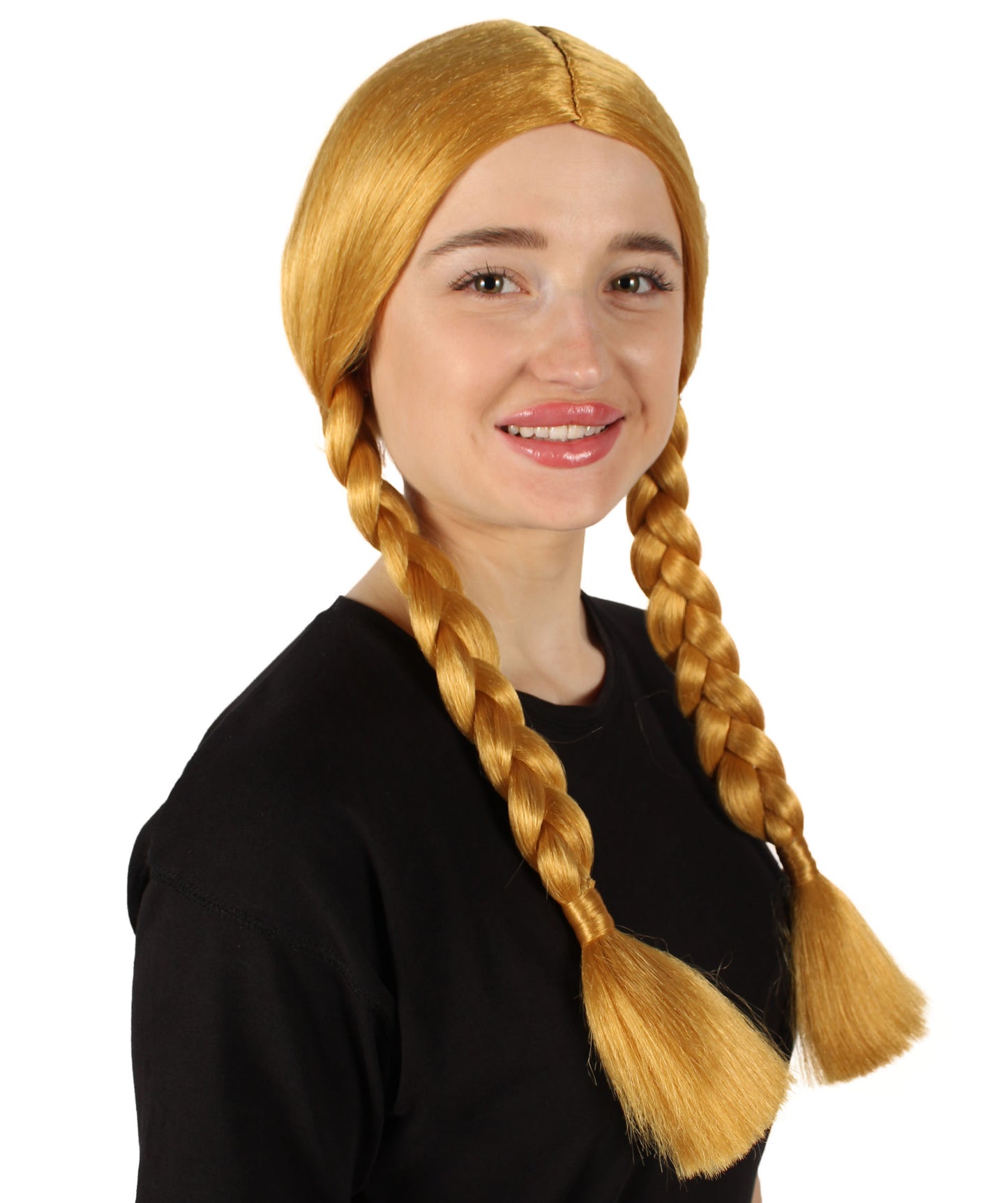 HPO Women's  Braided Gothic Wig | Multiple Color Collections TV Movie Wigs | Premium Breathable Capless Cap