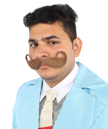 Men's Imperial Twisted Mustache | Multiple Colors