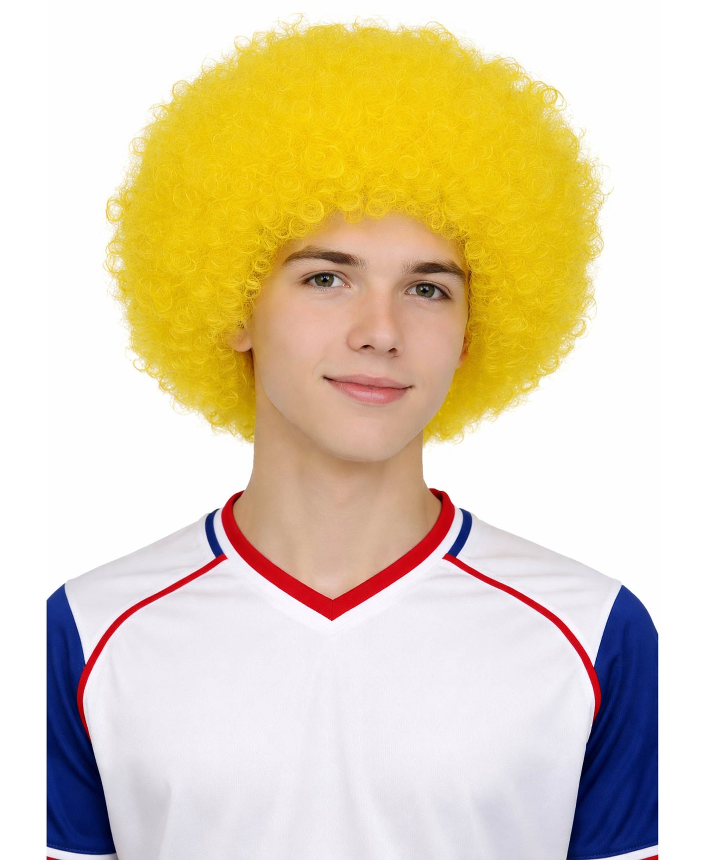Adult Unisex Big Curly Afro Wig | Bold Costume Hair for Halloween, Cosplay, and Themed Parties | Multiple Color Options