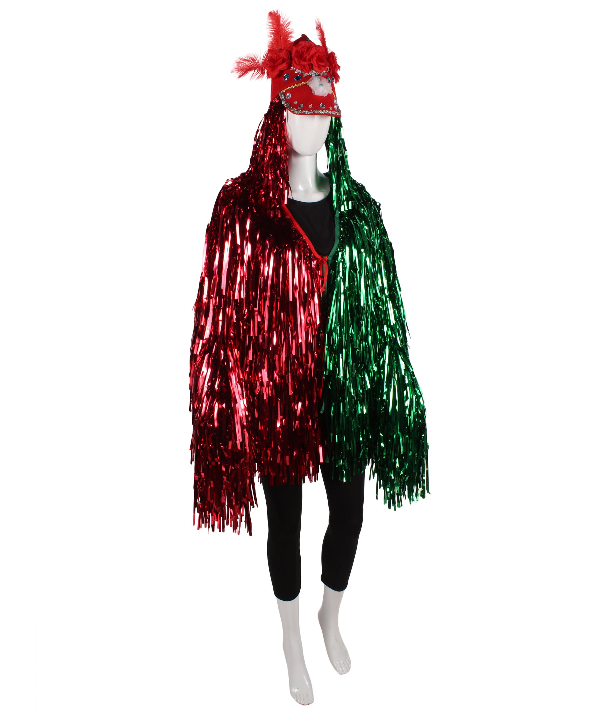 Red/Green Tinsel Costume