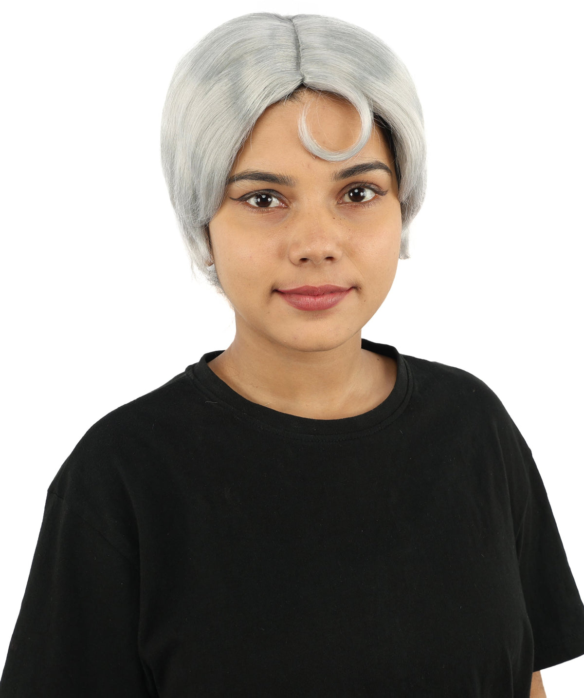 HPO Adult Women’s 10-Inch Short Wig | Multiple Color Options | Celebrity Hairpiece for Costume, Cosplay, and Themed Parties | Sleek and Modern Hairpiece for Versatile Looks