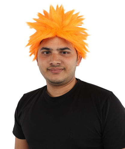 HPO Adult Men's Japanese Superhero Manga Spiky Wig |  Multi Color Options
