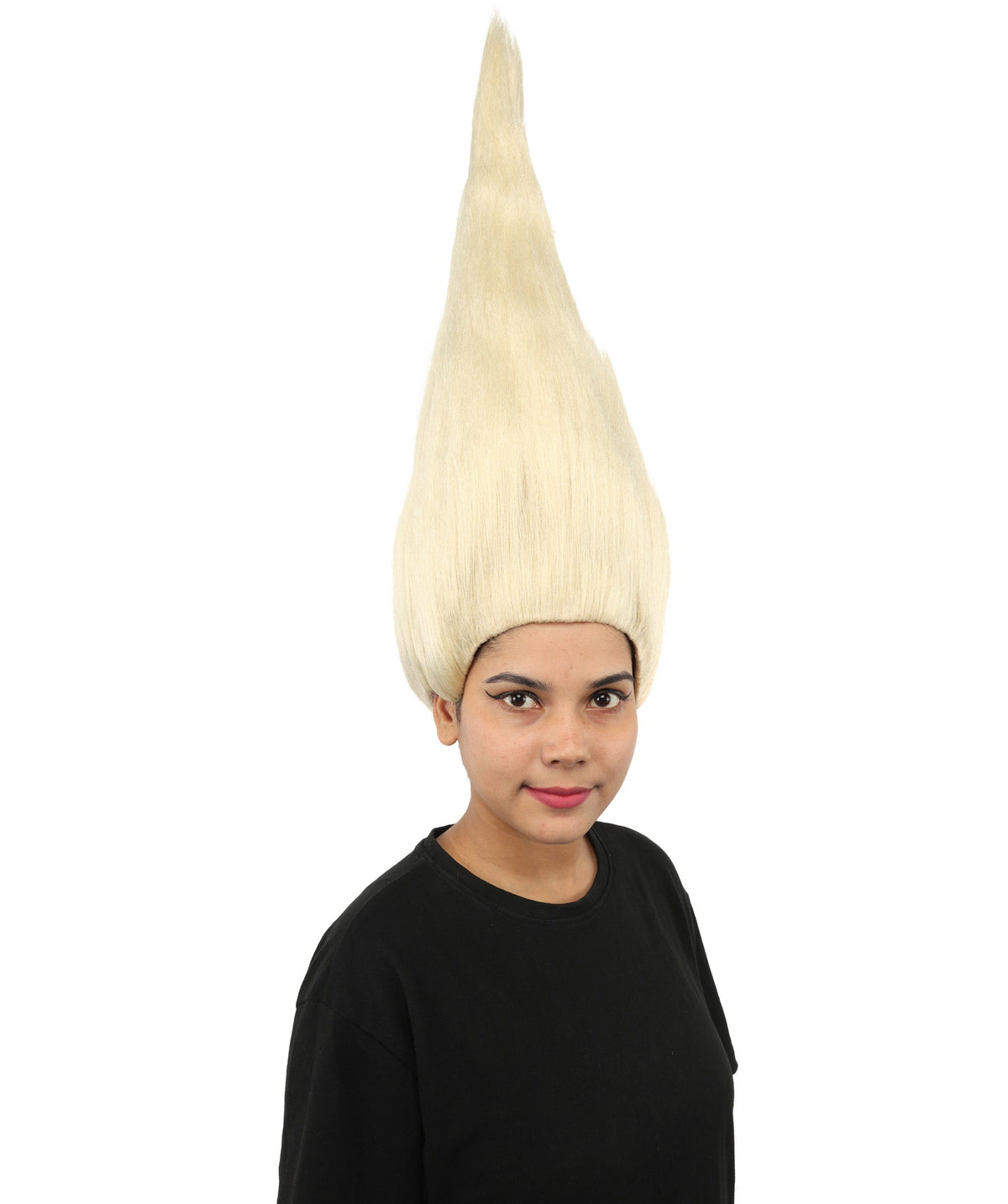 HPO Adult & Teen Women's Tall Cone Wig | Multicolor Options, create of synthetic fiber, extremely tall smooth pointed texture, breathable base | Party, Halloween, theater, drag, performance, costume events
