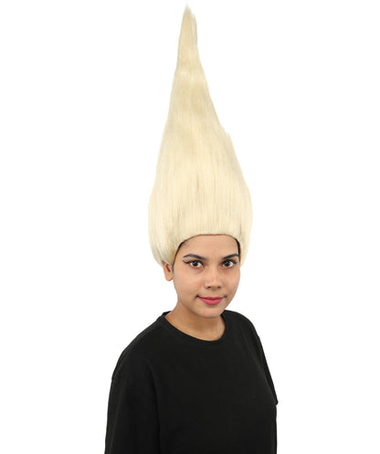 HPO Adult & Teen Women's Tall Cone Wig | Multicolor Options, create of synthetic fiber, extremely tall smooth pointed texture, breathable base | Party, Halloween, theater, drag, performance, costume events