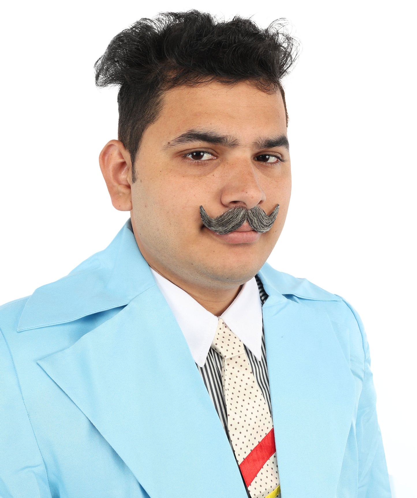Men's Small Imperial Synthetic Hair Mustache | Multiple Color Options | HPO