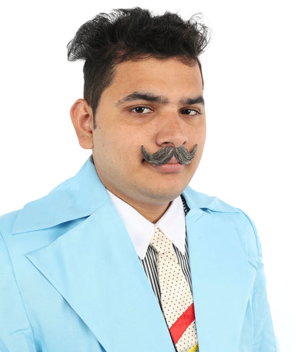 Men's Small Imperial Synthetic Hair Mustache | Multiple Color Options | HPO