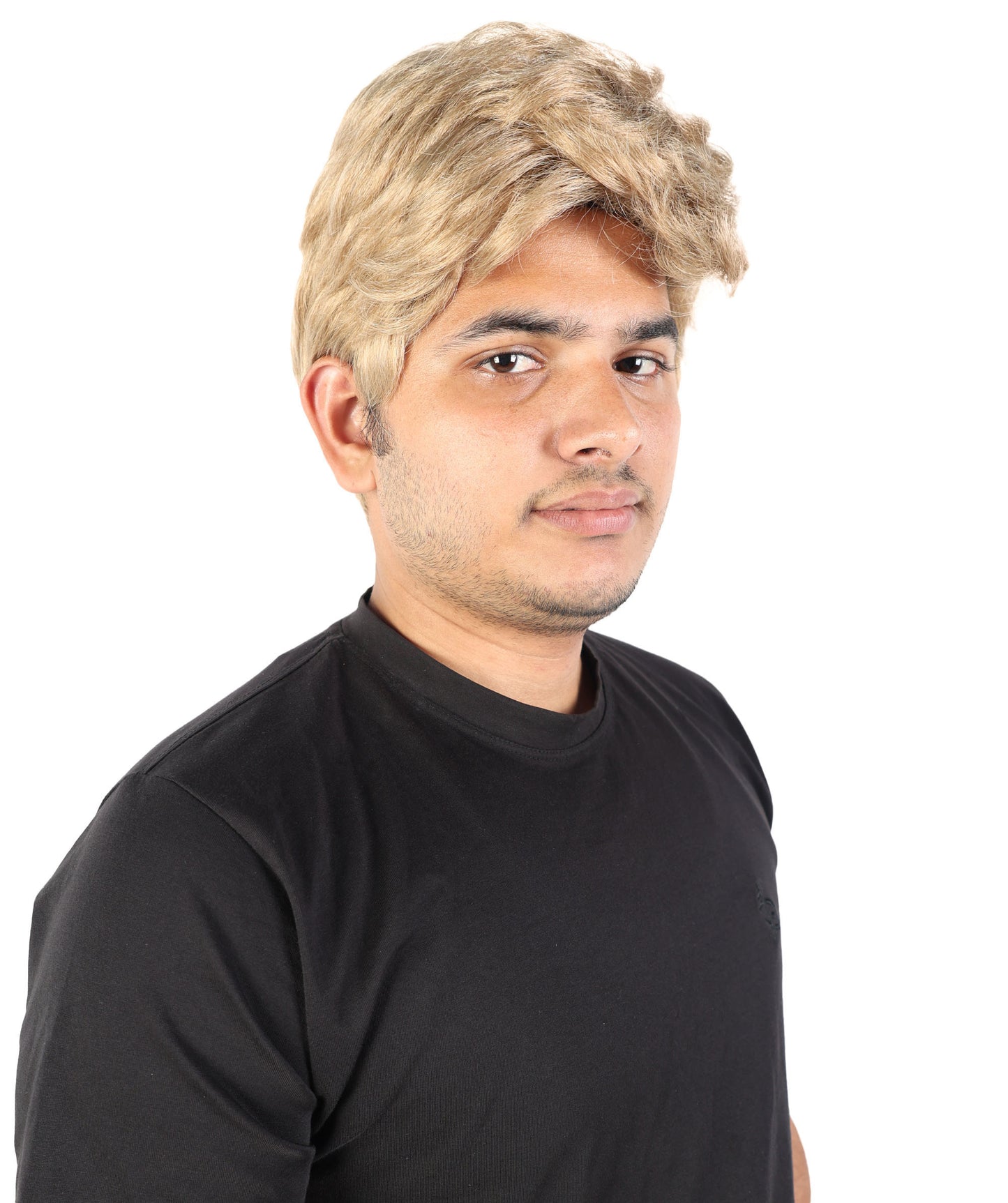 HPO Adult men's Elite Style Task Force Leader Wig | Sandy Ash Blonde Tactical Cosplay Wig with Adjustable Cap for Costume, Halloween & Conventions