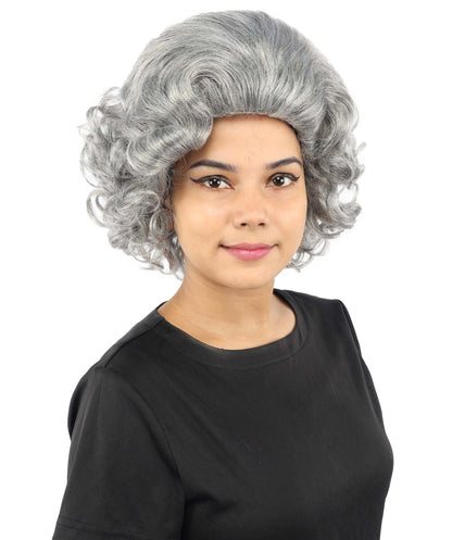 HPO Adult Women's Dame Edna Everage Wigs | Multiple Color Options | Drag Queen-Inspired Colorful Synthetic Hair for Parties, Stage Events | Breathable Capless Design