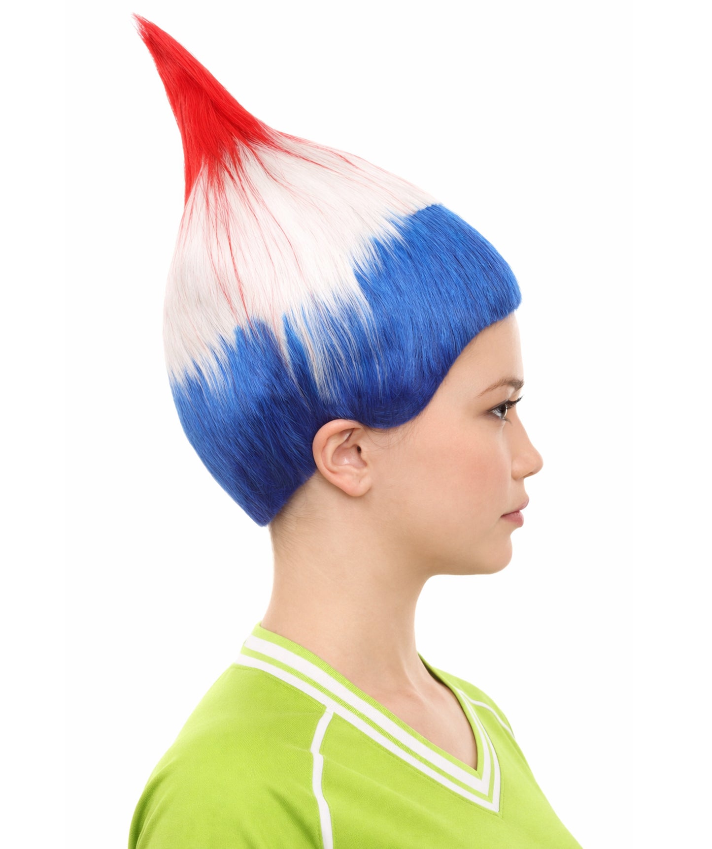 Egypt Flag Sport Afro Wig | Mid Eastern Play Event Halloween Wig