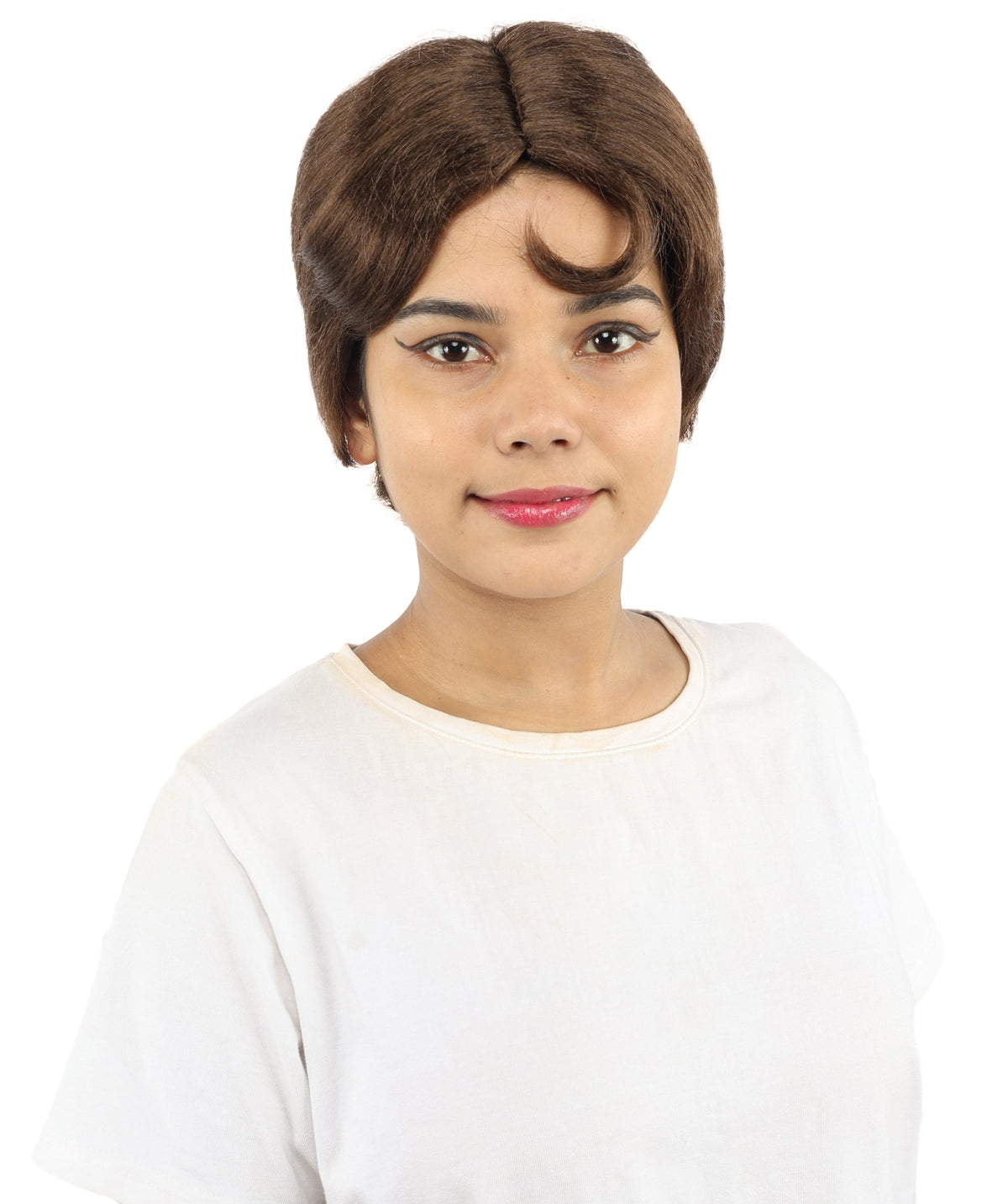 HPO Adult Women’s 10-Inch Short Wig | Multiple Color Options | Celebrity Hairpiece for Costume, Cosplay, and Themed Parties | Sleek and Modern Hairpiece for Versatile Looks
