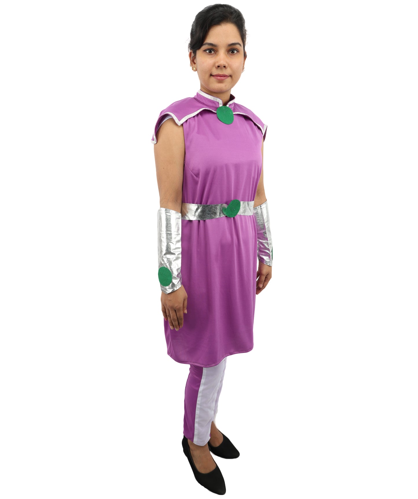 Girl's Superhero Deluxe Starfire Costume - Vibrant and Detailed, Perfect for Cosplay and Themed Events