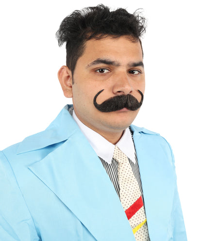 Men's Watson Synthetic Hair Moustache | Facial Hair Multiple Colour Options | HPO