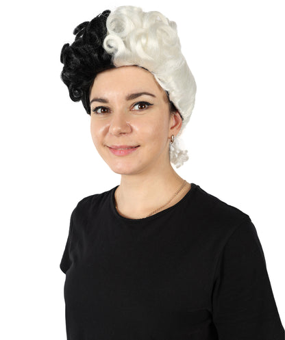 Women's Historical Cosplay Wig | Multicolor Colonial Wig | Premium Breathable Capless Cap