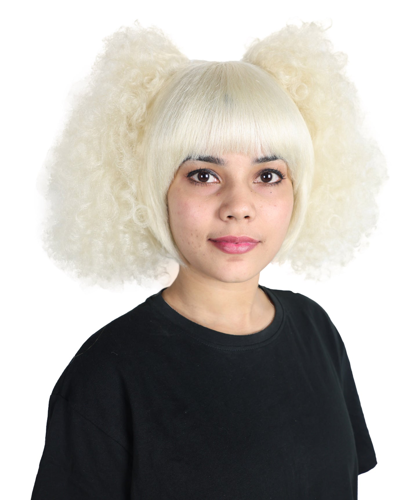 HPO Women’s Pop Diva Inspired Wig | Blonde Voluminous Pigtails |  Hairpiece for Cosplay, Halloween, Parties & Stage