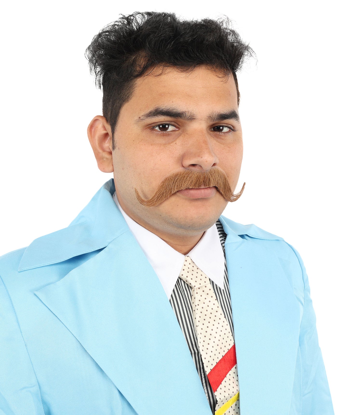 HPO Men's Watson Fake Human Facial Hair Mustache