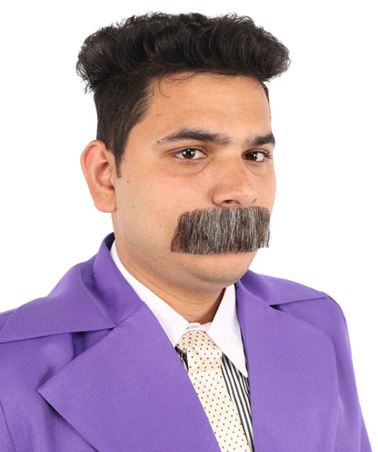 Men's Human Hair Moustache | Facial Hair Multiple Colours Option | HPO