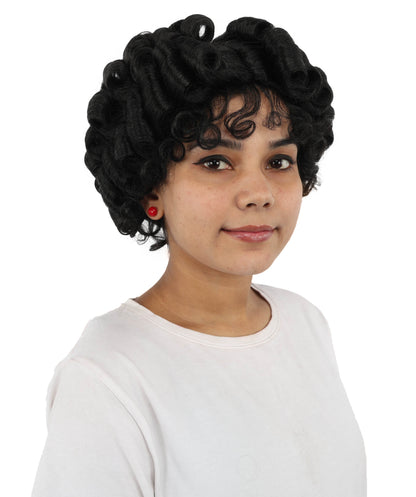 HPO Women's Elegant Braided Roleplay Wig | Crafted from Flame-resistant Fiber with a comfortable capless fit | Ideal for party, Halloween, cosplay, theater, drag, performance, costume events
