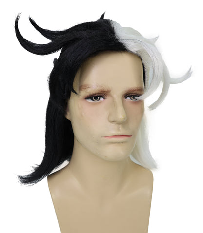 HPO Unisex Anime Role-playing Game Multiple Color Wig with Ponytail