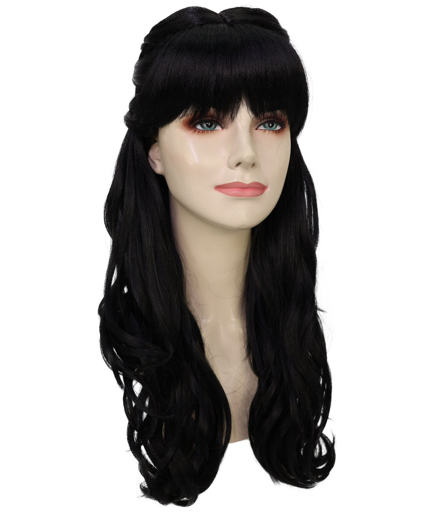 HPO Women's Curly Long Length Trendy Keepsake Multiple Color Options Wig