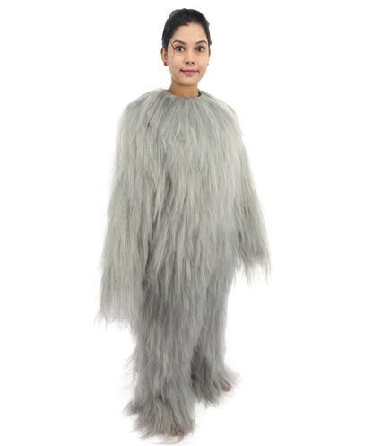 HPO Teen Extreme Hairy Person Costume Bundle & Mask Set - Full-Body Hair Suit Extra-Long Costume Wig for Halloween, Cosplay & Parties - Multiple Color Options