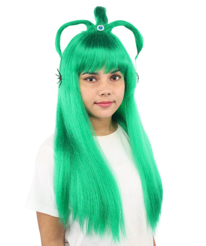 HPO Adult Women's Spider Gothic Sculpted Wig | Multiple Color Options, create of synthetic fiber, architectural spider-leg loops with blunt bangs, breathable base | Party, Halloween, theater, drag, performance, costume events