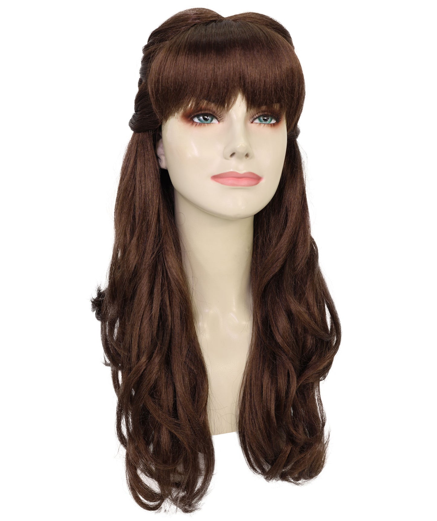 HPO Women's Curly Long Length Trendy Keepsake Multiple Color Options Wig