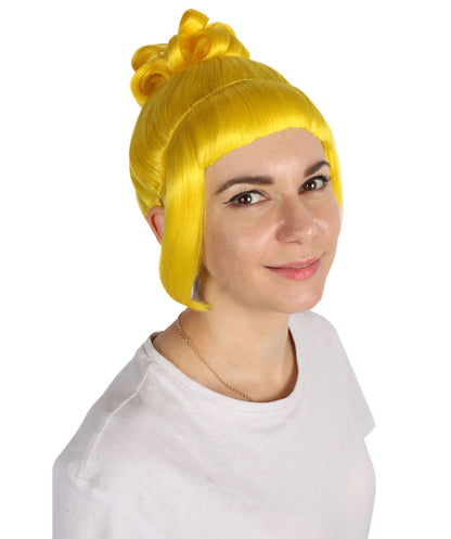 HPO  Women's Halloween Animated Lucy Updo Wig | Multiple Color Options