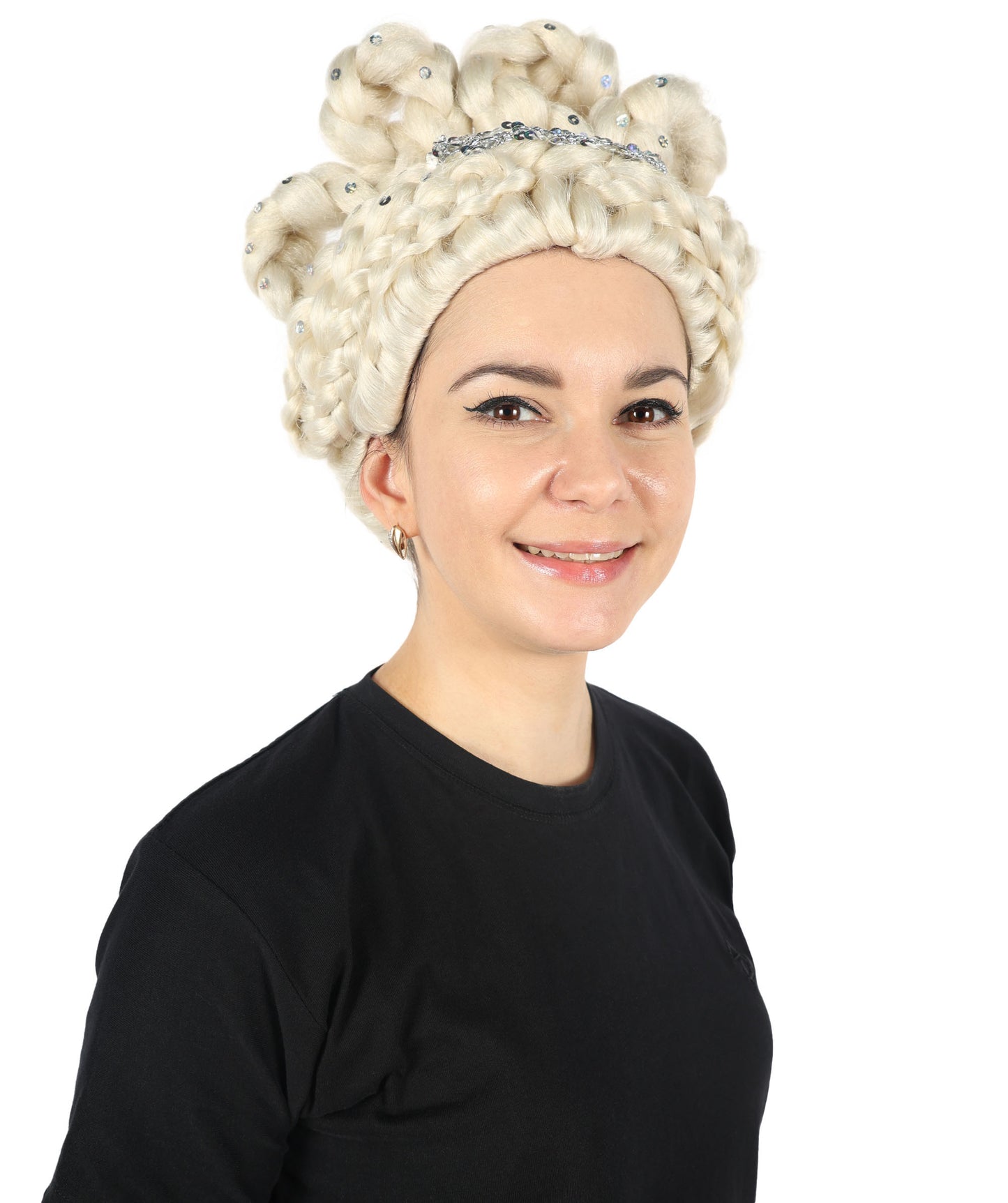 HPO Adult Women Blair St. Clair Blonde Wigs for Cosplay and Halloween, Drag and Performance, Premium Breathable Capless Cap