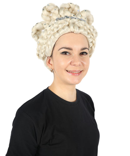 HPO Adult Women Blair St. Clair Blonde Wigs for Cosplay and Halloween, Drag and Performance, Premium Breathable Capless Cap