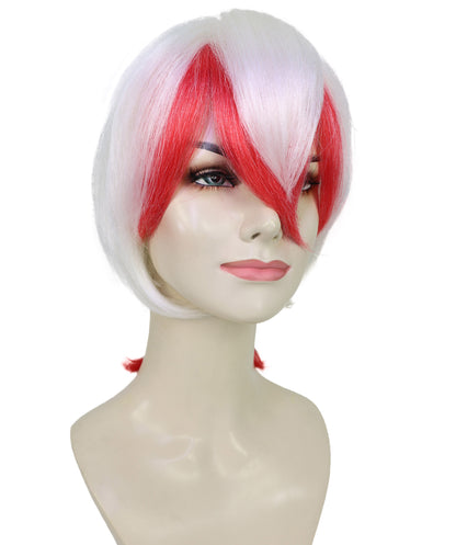 Women's Kingyosou Wig from Hozuki no Reitetsu | Orange Short Hair with Side Fin Design | Flame-Retardant Synthetic Fiber for Anime