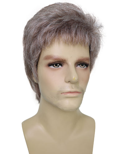 HPO Men's 80s 90s Rock Star Wig – Liam & Noel Gallagher Short Wavy Cosplay Wigs