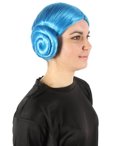 HPO Multiple Space Bun Wig – Sci-Fi Inspired Fancy Dress Costume Wig for Women – Galactic Hero Wig