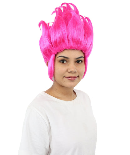 HPO Multiple color Sea Witch Wig – Curly Tentacle-Inspired Fancy Dress Wig for Women – Ocean Sorceress Cosplay Hair