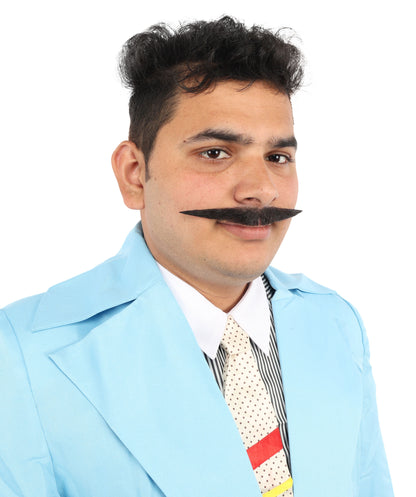 Men's  Fashion Moustache Set | Black Fancy Facial Hair