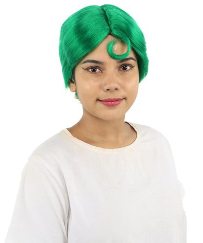 HPO Adult Women’s 10-Inch Short Wig | Multiple Color Options | Celebrity Hairpiece for Costume, Cosplay, and Themed Parties | Sleek and Modern Hairpiece for Versatile Looks