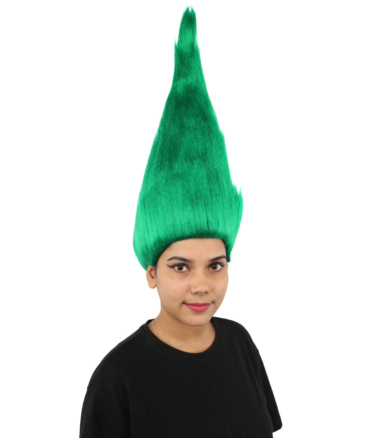 HPO Adult & Teen Women's Tall Cone Wig | Multicolor Options, create of synthetic fiber, extremely tall smooth pointed texture, breathable base | Party, Halloween, theater, drag, performance, costume events
