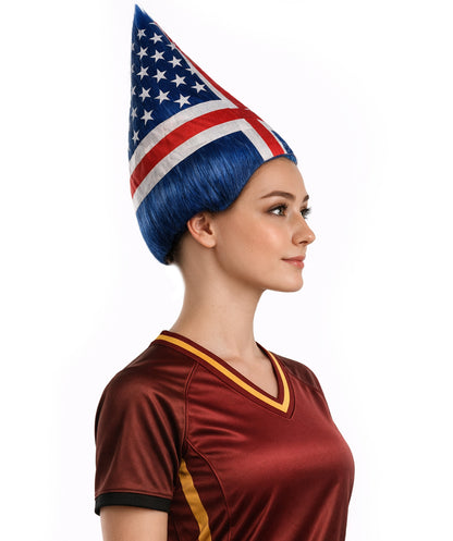Iceland Flag Sport Troll Wig | Premium Breathable Capless Cap