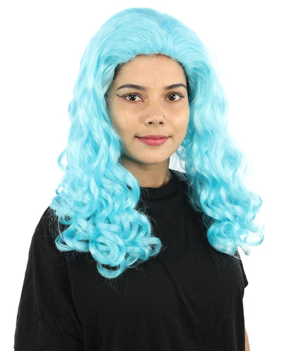 HPO Adult Women’s 16-Inch Medium Wig with Soft Curls | Multiple Color Options | Ideal for Cosplay, and Themed Events | Elegant, Versatile Hairpiece for Various Looks
