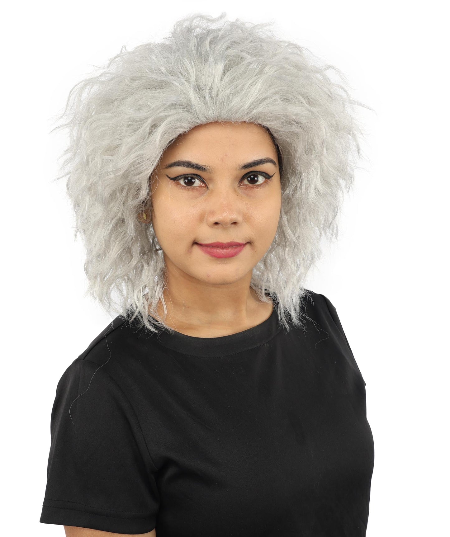 HPO Adult Women’s 15-Inch Curly Wig | Multiple Color Options | Wavy Voluminous Style | Idal for Costume, Cosplay, and Themed Events