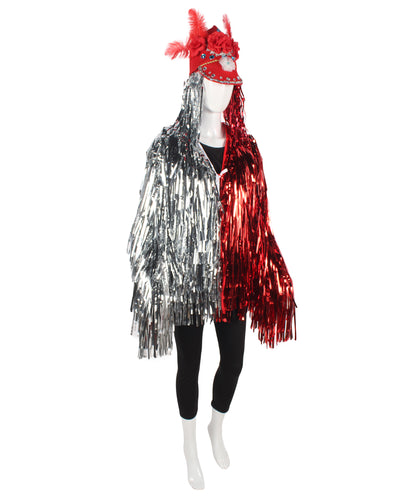 Red/Silver Tinsel Costume