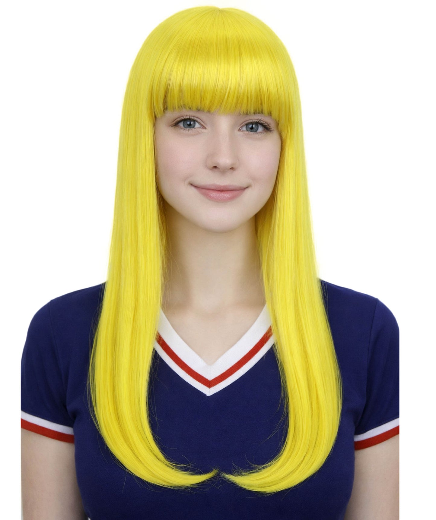 HPO Womens Long Bob Wigs Collections |  Fancy Party Event Ready Halloween Wigs | Premium Breathable Capless Cap