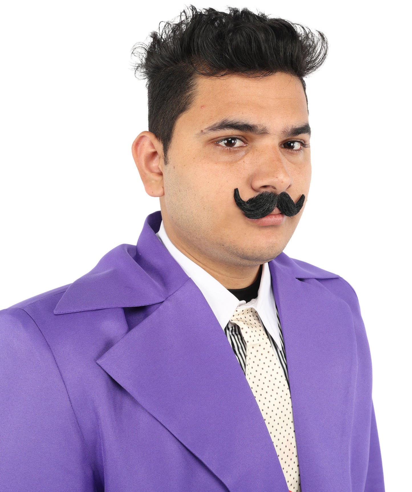 Men's Small Imperial Synthetic Hair Mustache | Multiple Color Options | HPO